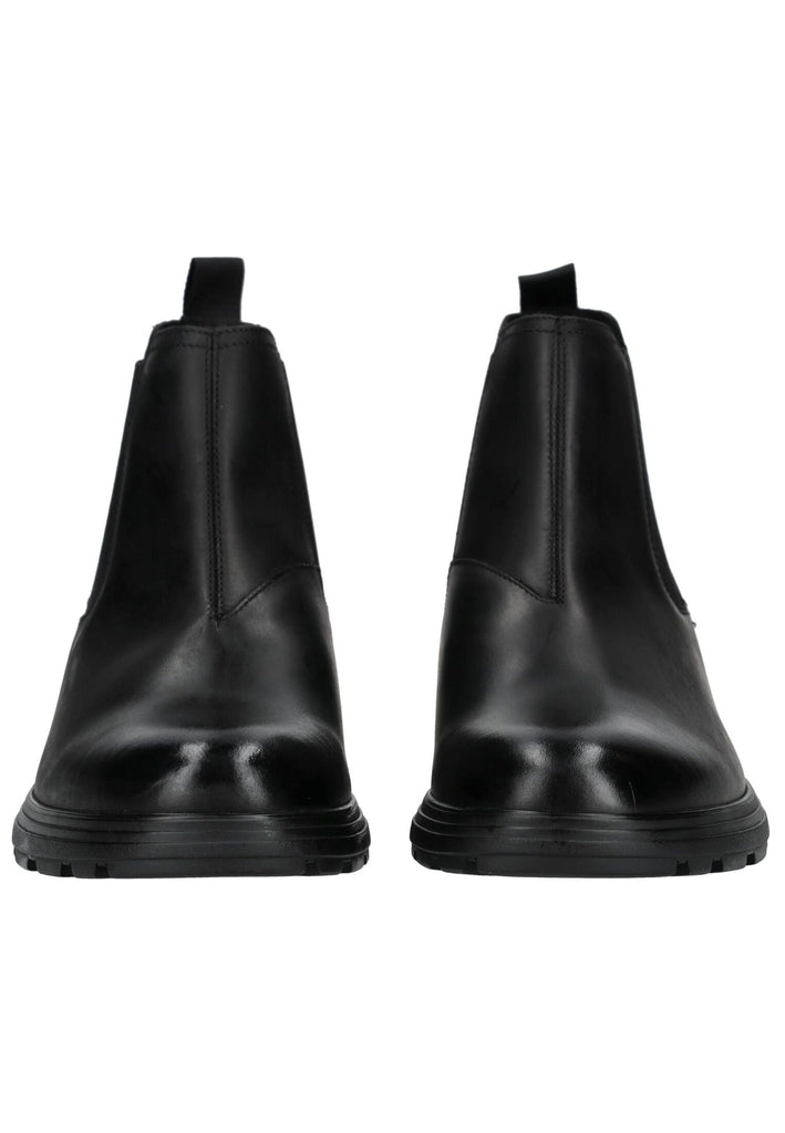 Geox Stiefelette Leder/Textil Schwarz