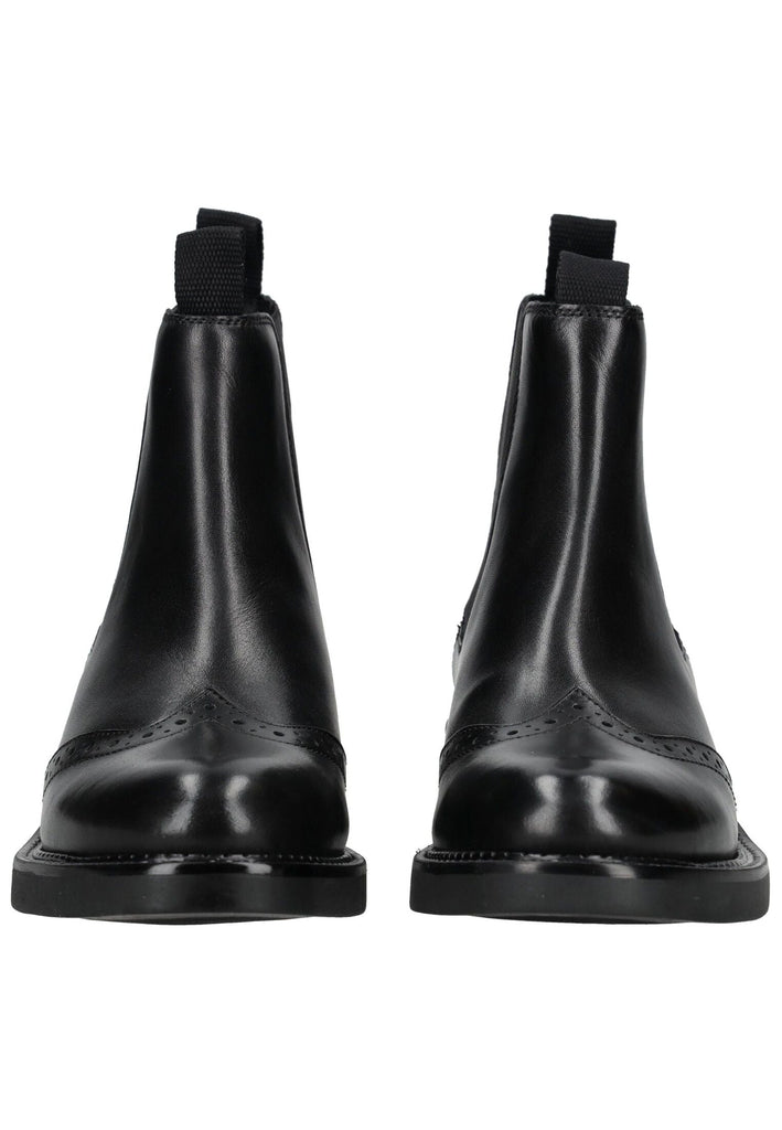 Geox Stiefelette Leder/Textil Schwarz