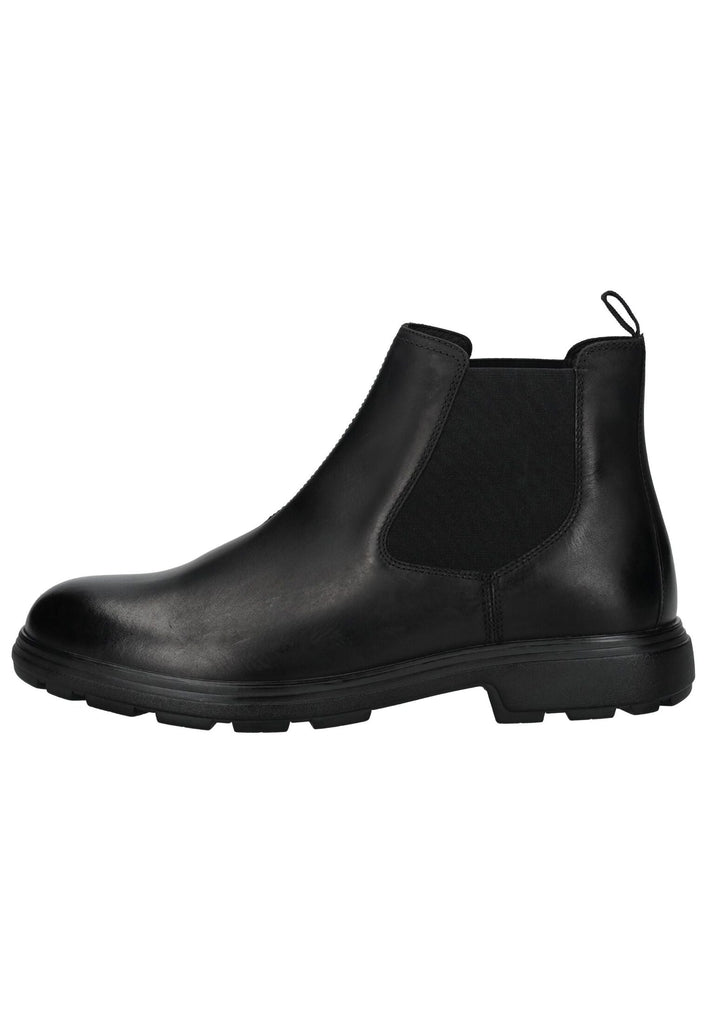 Geox Stiefelette Leder/Textil Schwarz