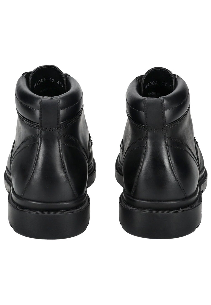 Geox Stiefelette Leder/Textil Schwarz