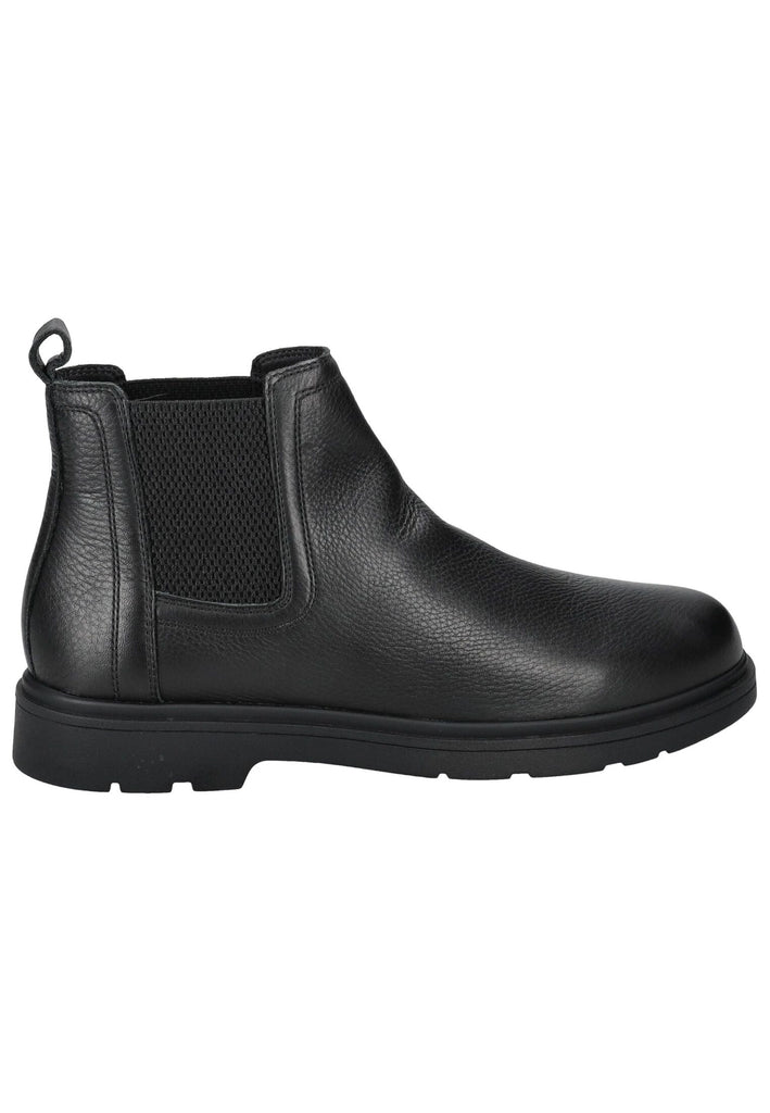 Geox Stiefelette Leder/Textil Schwarz