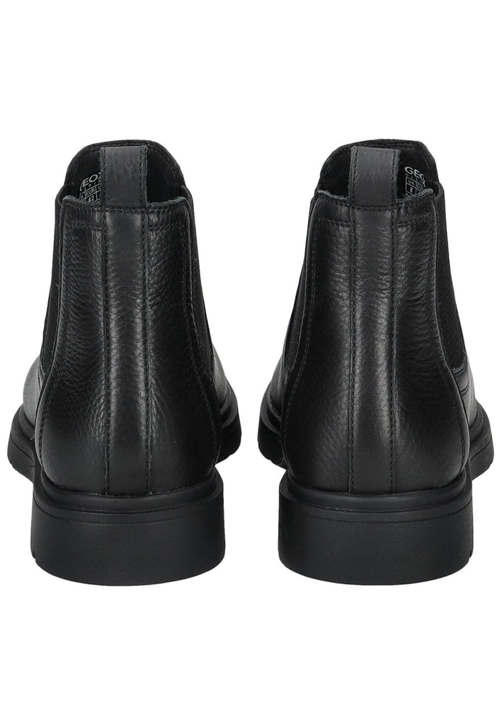 Geox Stiefelette Leder/Textil Schwarz