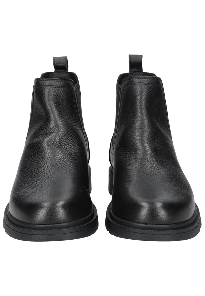 Geox Stiefelette Leder/Textil Schwarz