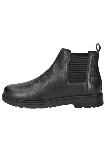 Geox Stiefelette Leder/Textil Schwarz