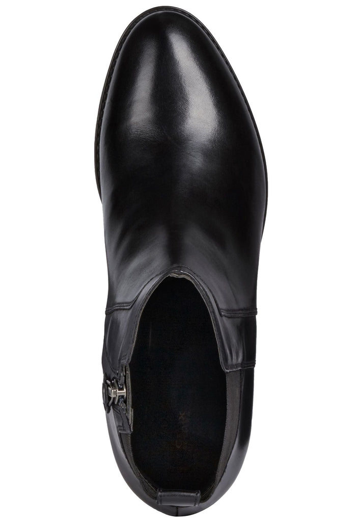 Geox Stiefelette Leder/Textil Schwarz