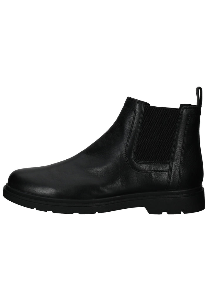 Geox Stiefelette Leder/Textil Schwarz