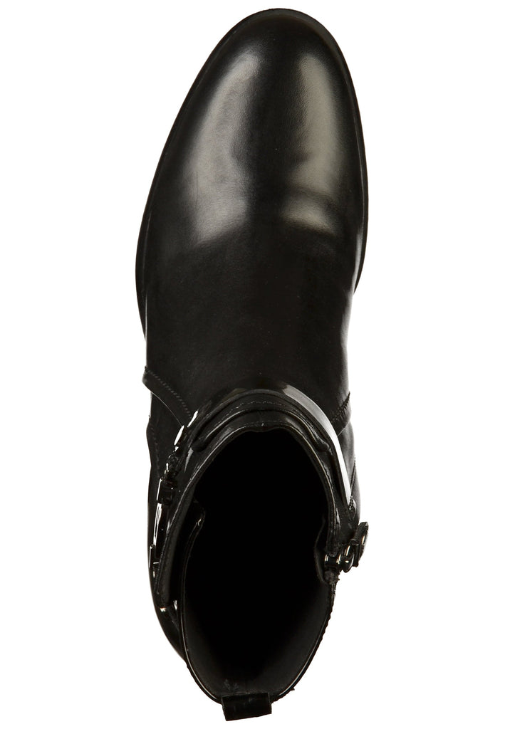 Geox Stiefelette Leder/Textil Schwarz