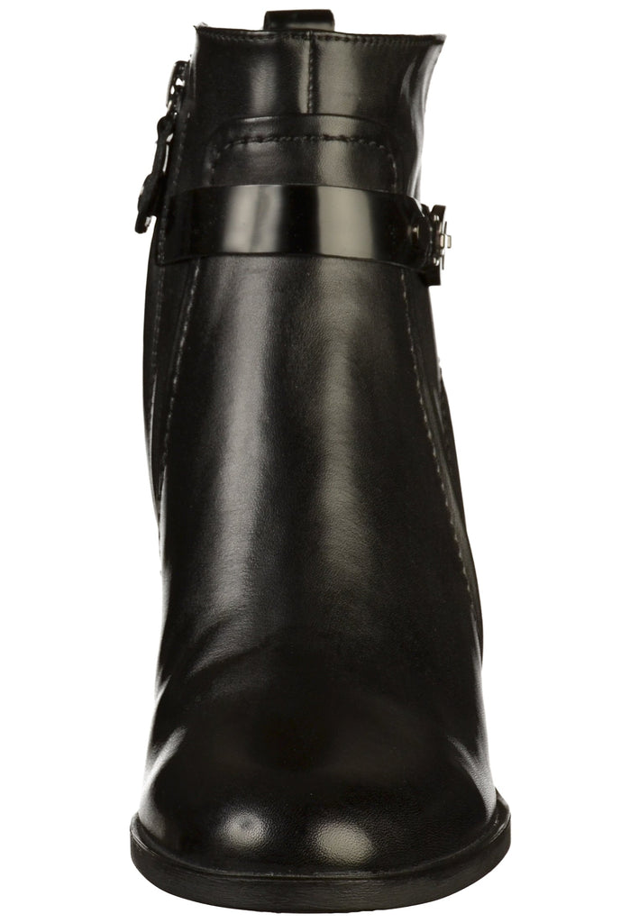 Geox Stiefelette Leder/Textil Schwarz