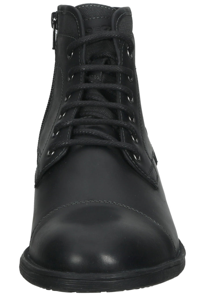 Geox Stiefelette Leder/Textil Schwarz