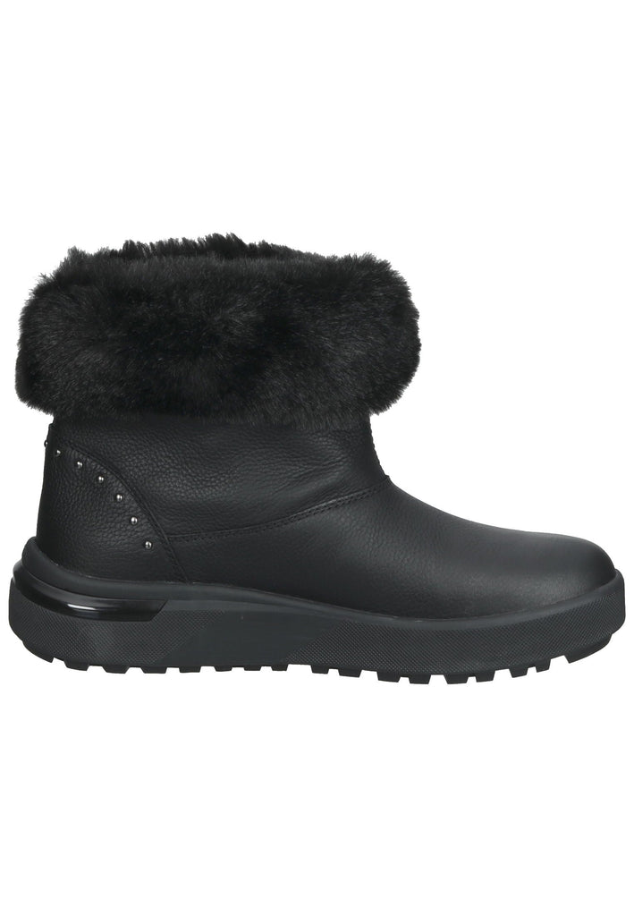 Geox Stiefelette Leder/Textil Schwarz