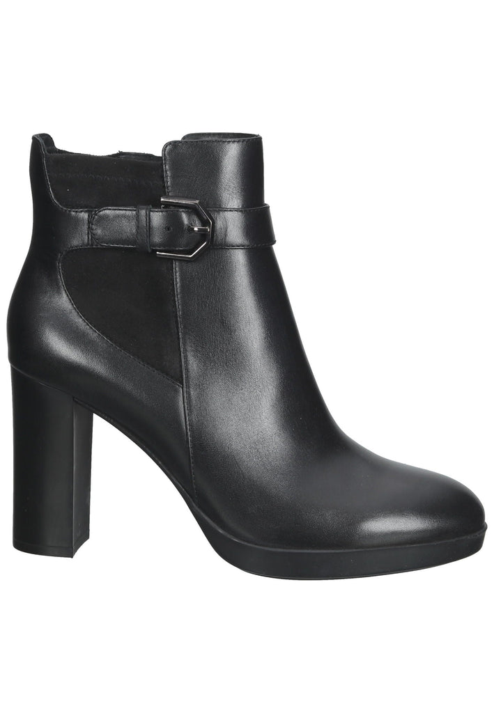 Geox Stiefelette Leder/Textil Schwarz