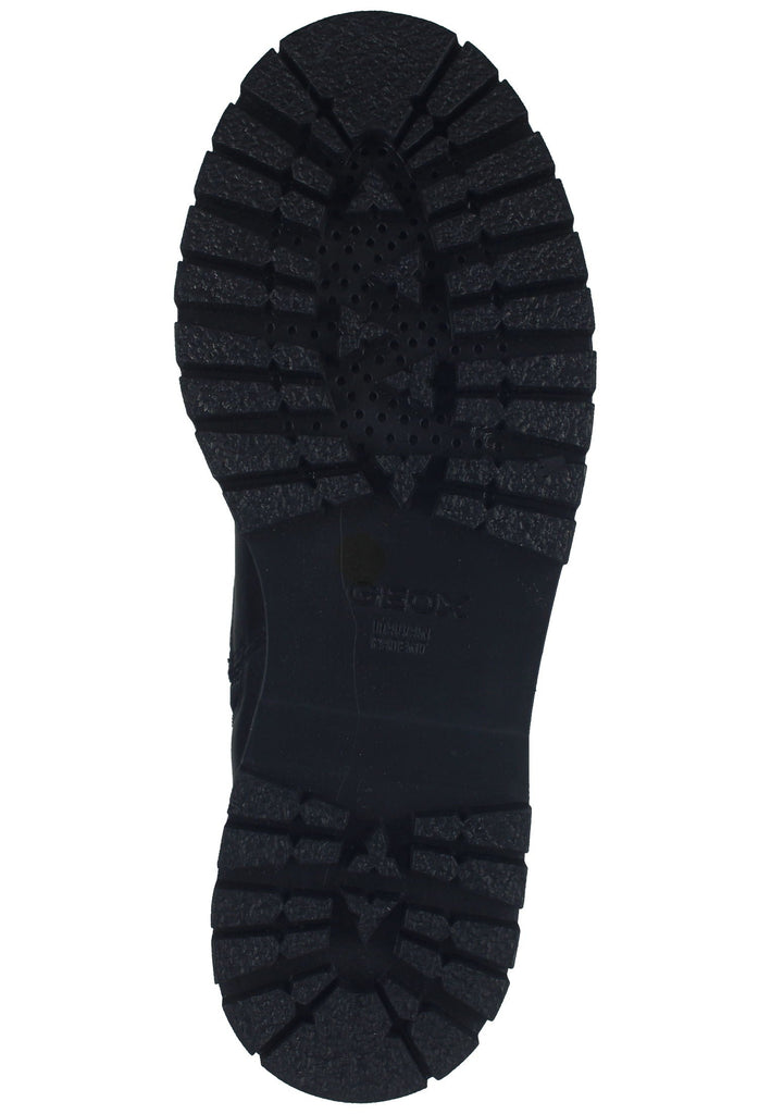 Geox Stiefelette Leder/Textil Schwarz