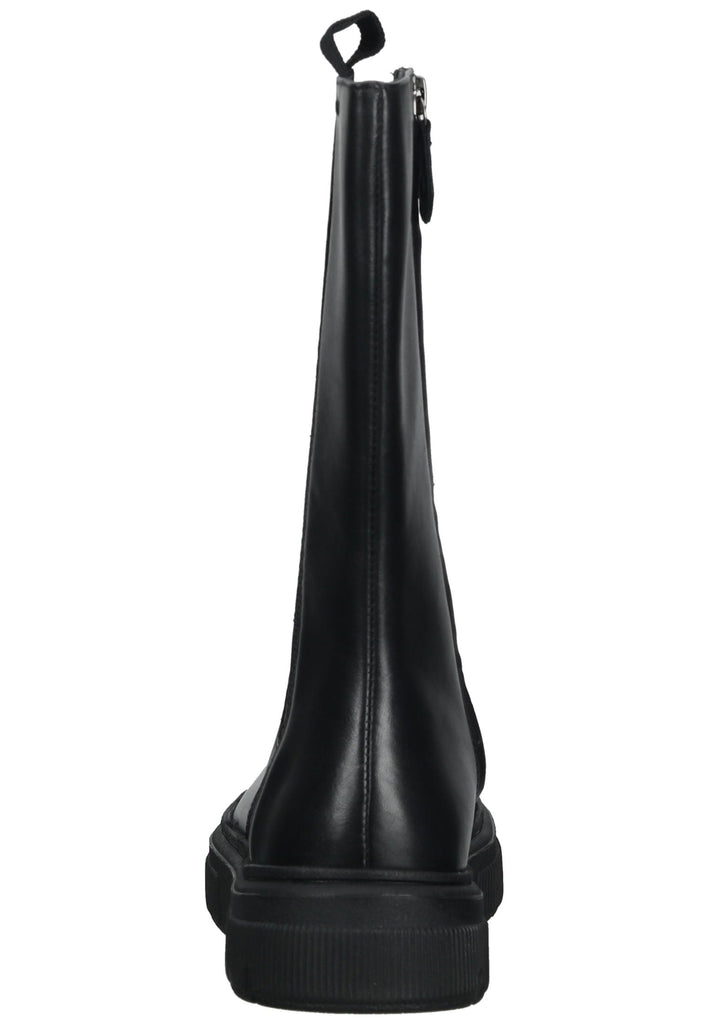 Geox Stiefelette Leder/Textil Schwarz