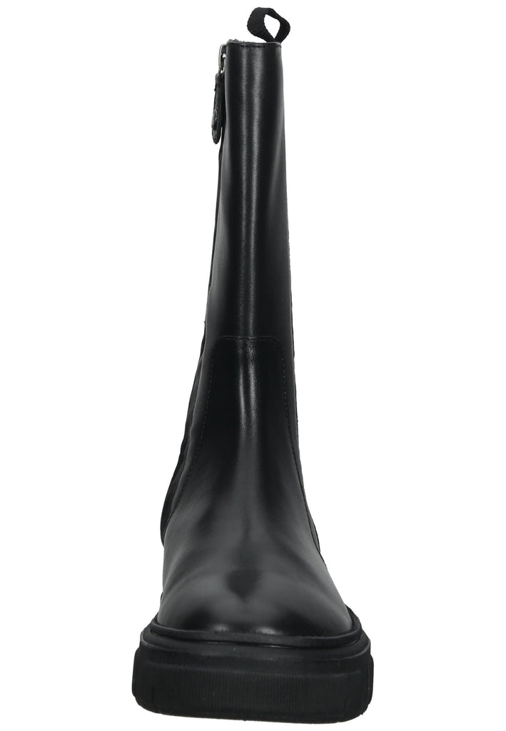 Geox Stiefelette Leder/Textil Schwarz