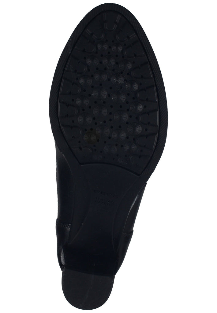 Geox Stiefelette Leder/Textil Schwarz