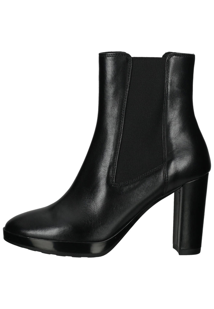 Geox Stiefelette Leder/Textil Schwarz