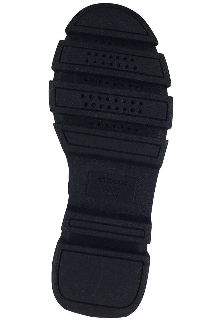 Geox Stiefelette Leder/Textil Schwarz