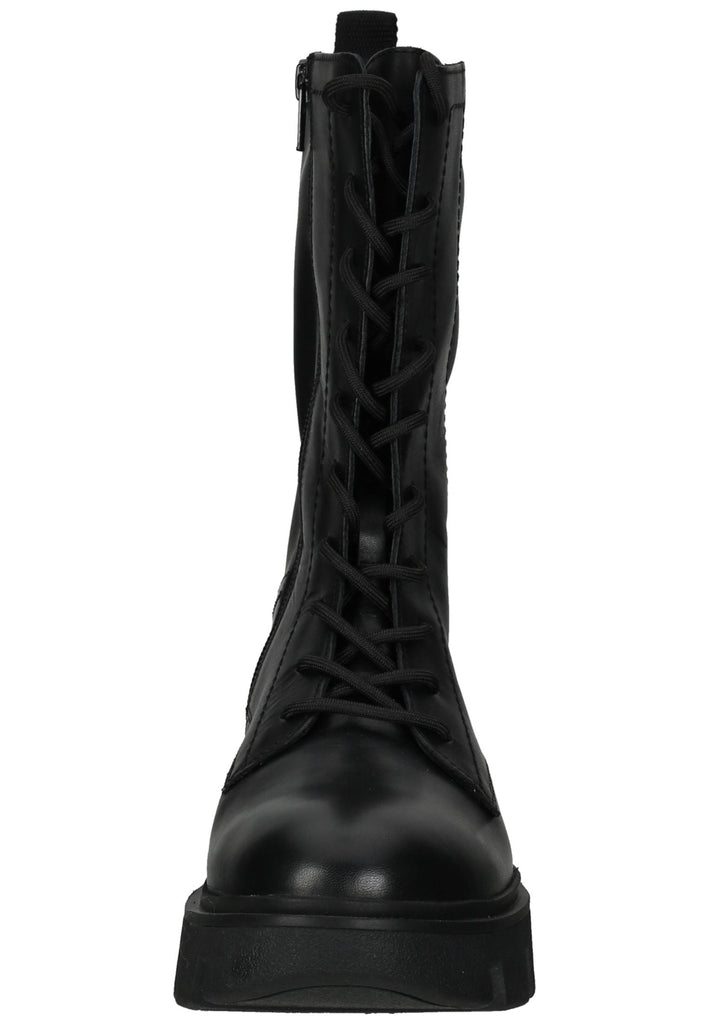 Geox Stiefelette Leder/Textil Schwarz