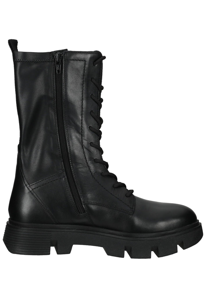Geox Stiefelette Leder/Textil Schwarz
