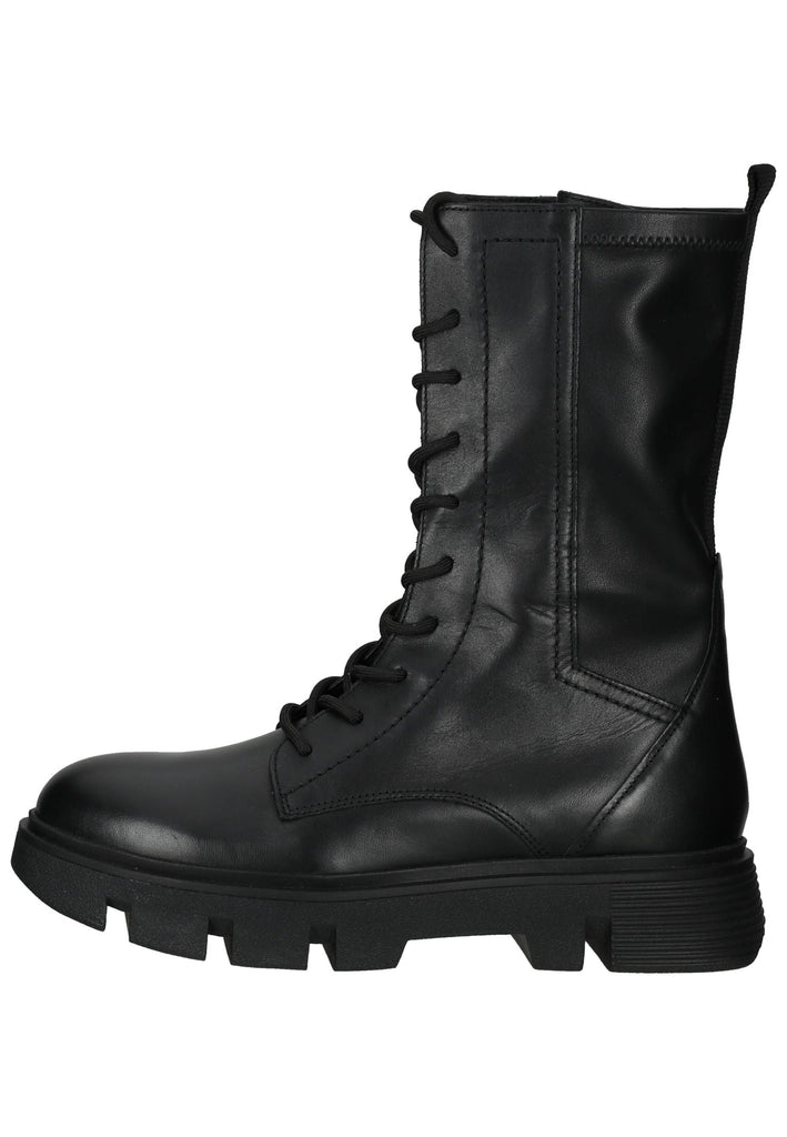Geox Stiefelette Leder/Textil Schwarz