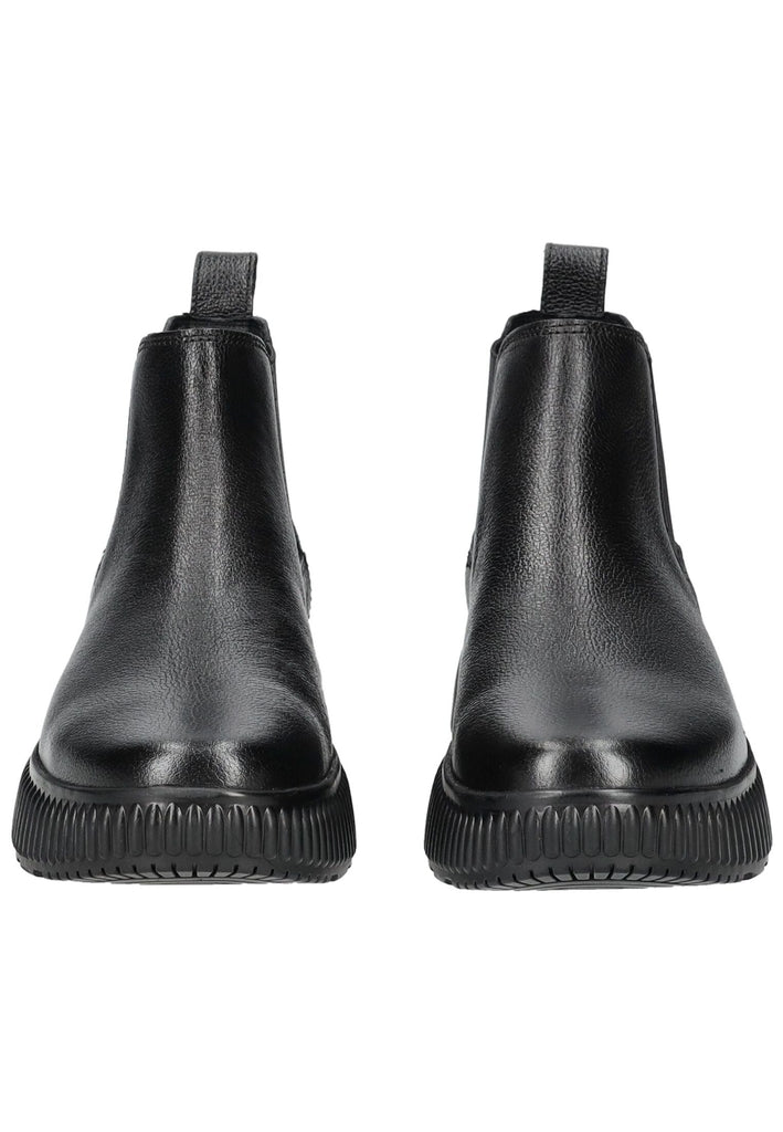 Geox Stiefelette Leder/Textil Schwarz