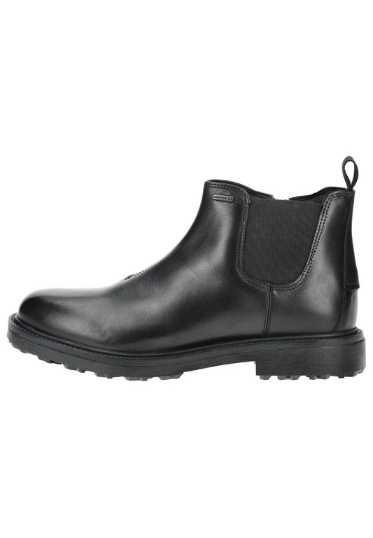 Geox Stiefelette Leder/Textil Schwarz