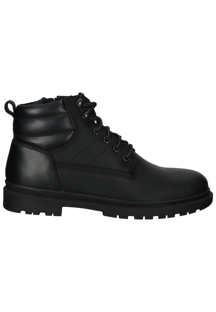 Geox Stiefelette Leder/Textil Schwarz Warmfutter