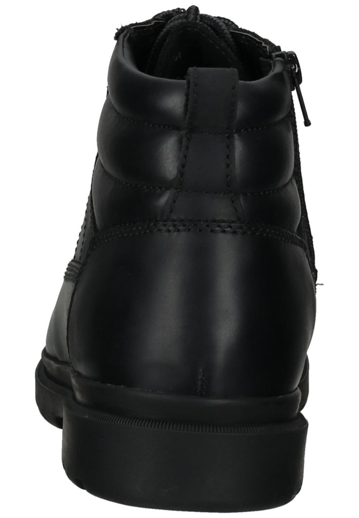 Geox Stiefelette Leder/Textil Schwarz Warmfutter