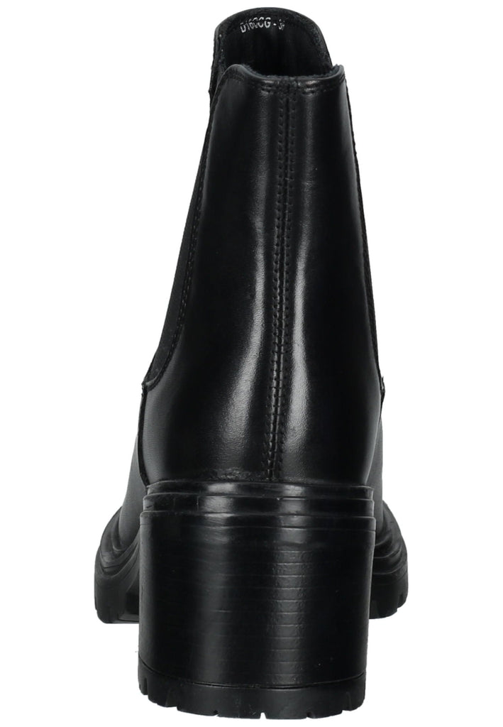 Geox Stiefelette Leder/Textil Schwarz Warmfutter