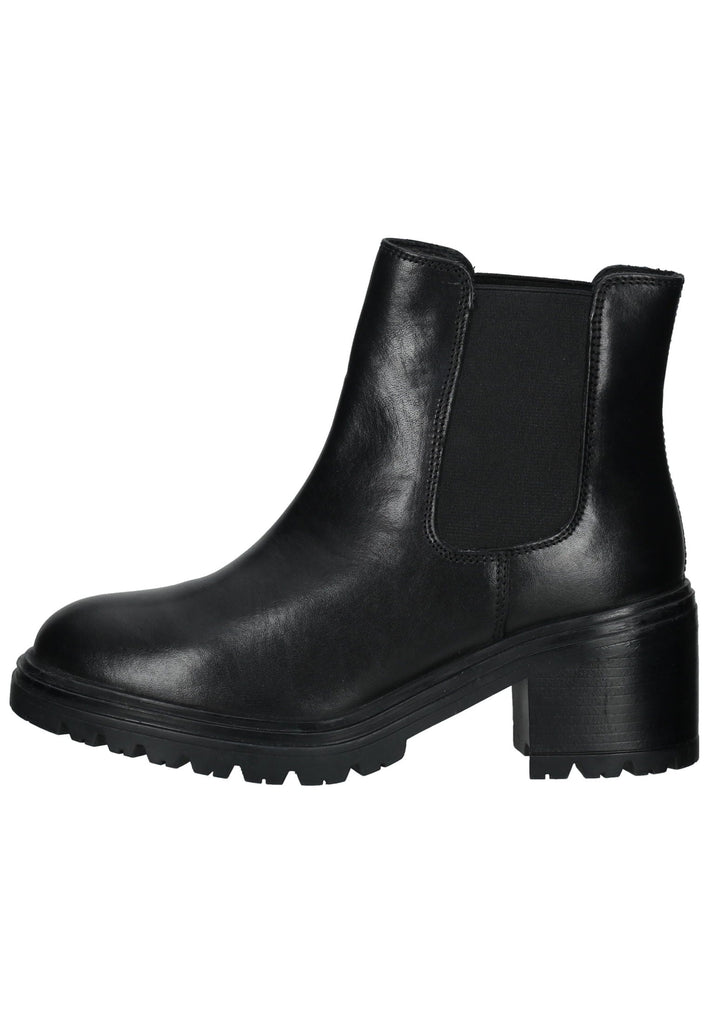 Geox Stiefelette Leder/Textil Schwarz Warmfutter