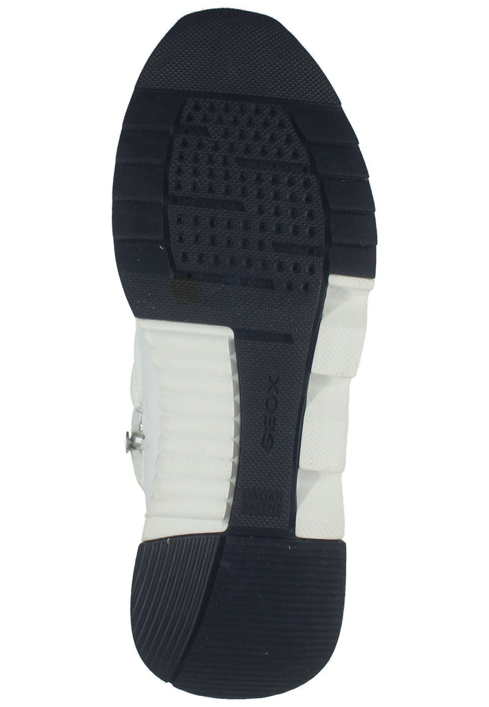 Geox Stiefelette Leder/Textil Weiß Warmfutter