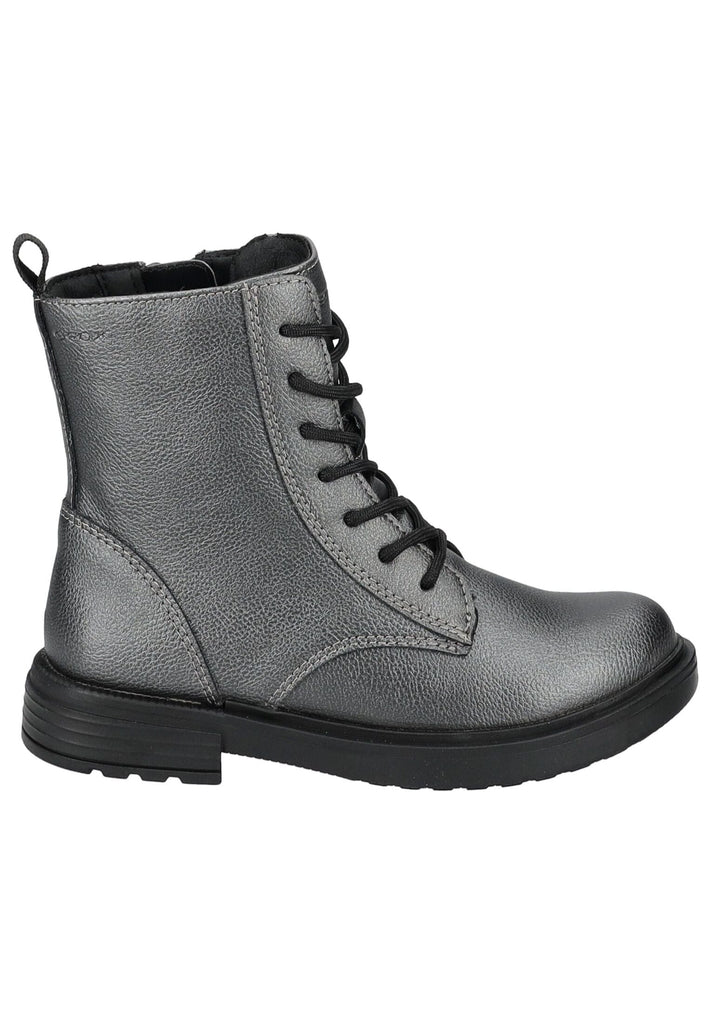 Geox Stiefelette Lederimitat Gunmetal