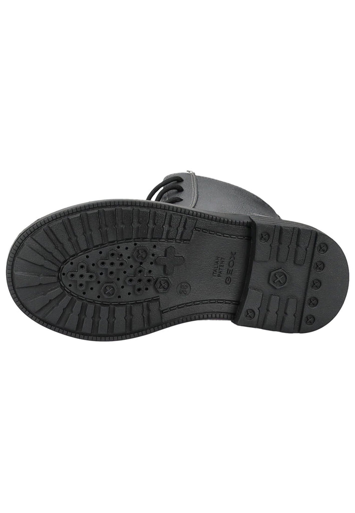 Geox Stiefelette Lederimitat Gunmetal