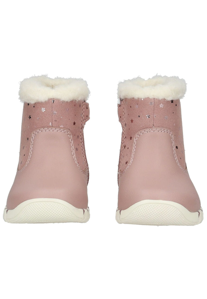 Geox Stiefelette Lederimitat Rose Warmfutter