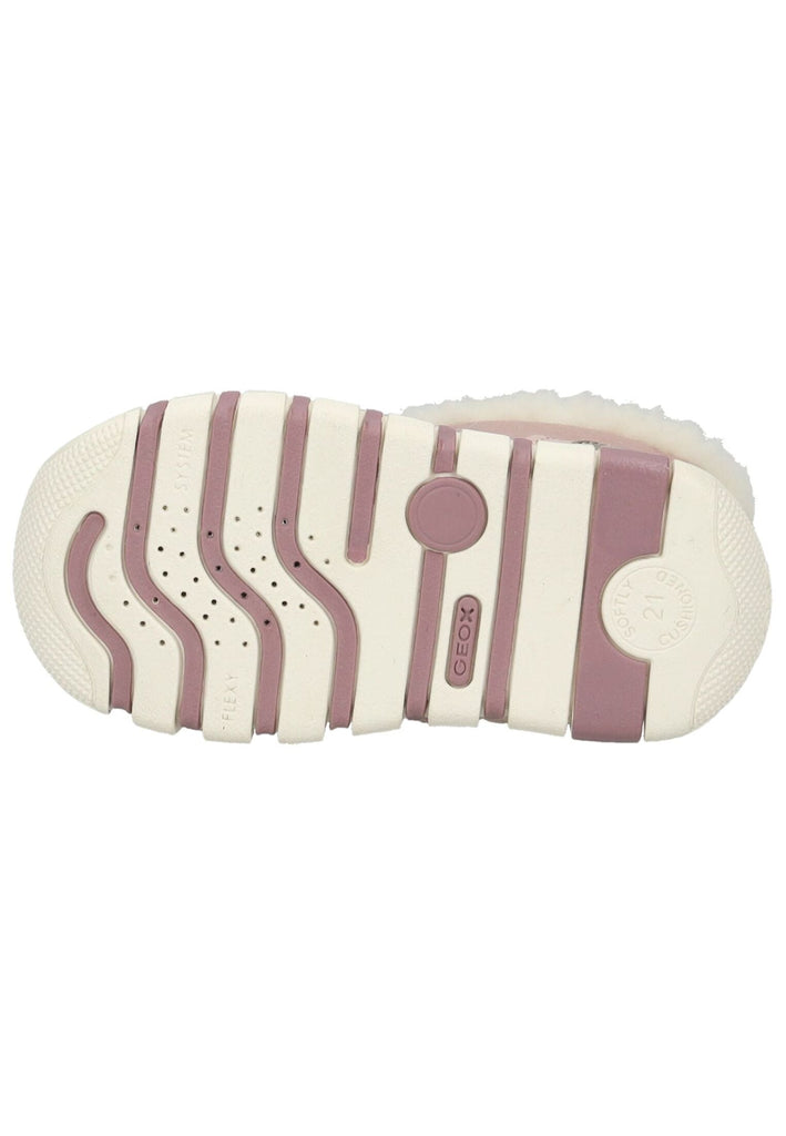 Geox Stiefelette Lederimitat Rose Warmfutter