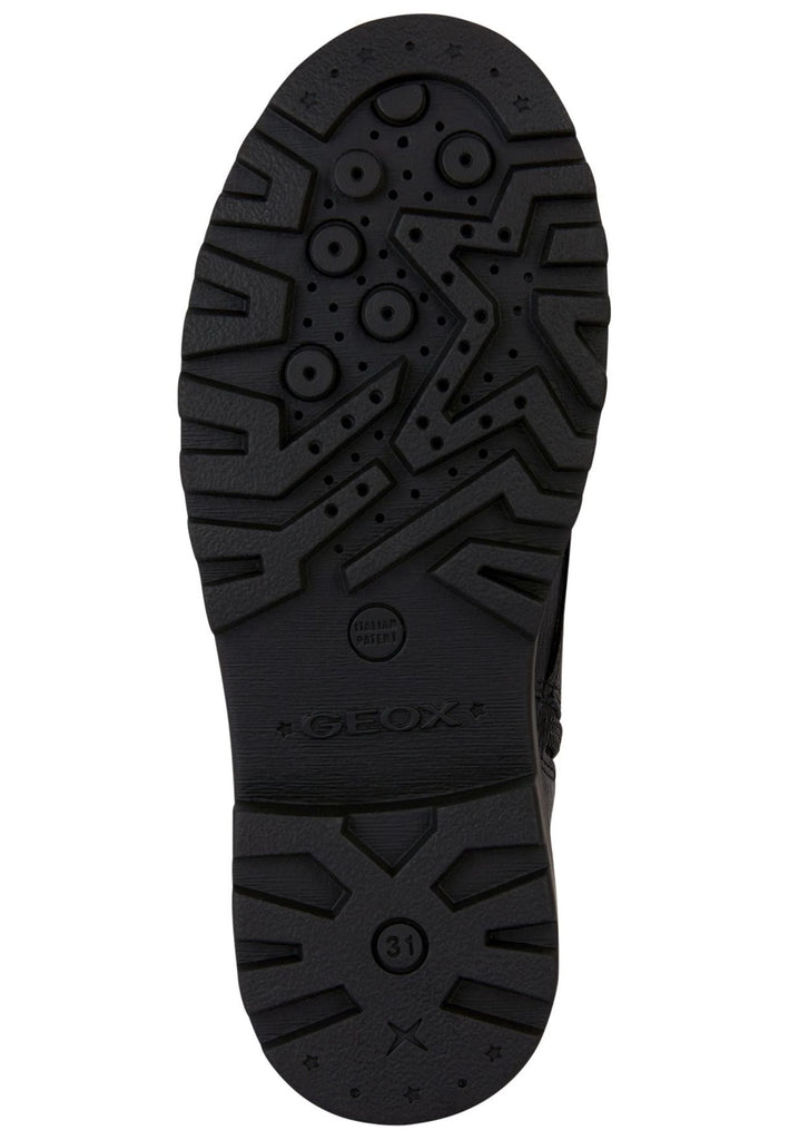Geox Stiefelette Lederimitat Schwarz