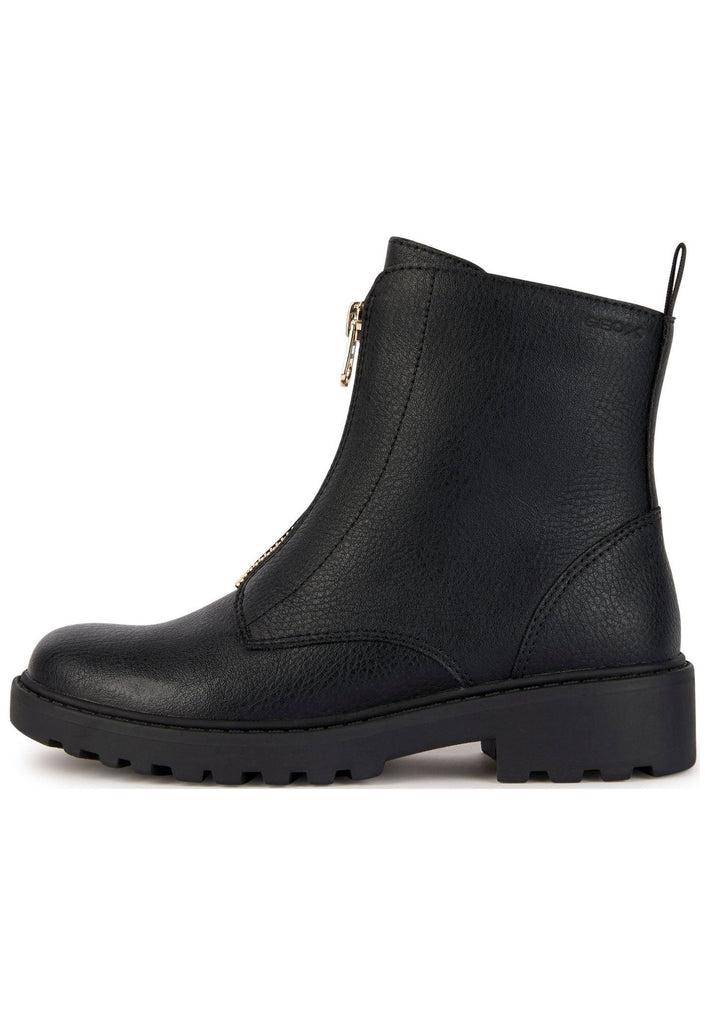 Geox Stiefelette Lederimitat Schwarz