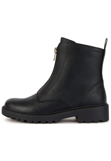 Geox Stiefelette Lederimitat Schwarz