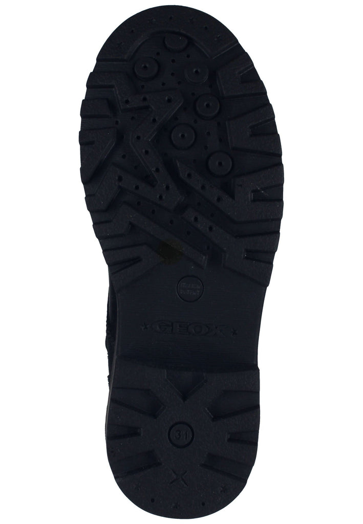 Geox Stiefelette Lederimitat Schwarz