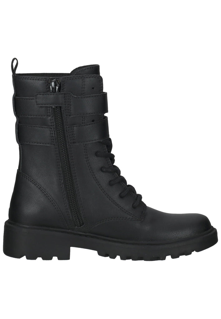 Geox Stiefelette Lederimitat Schwarz