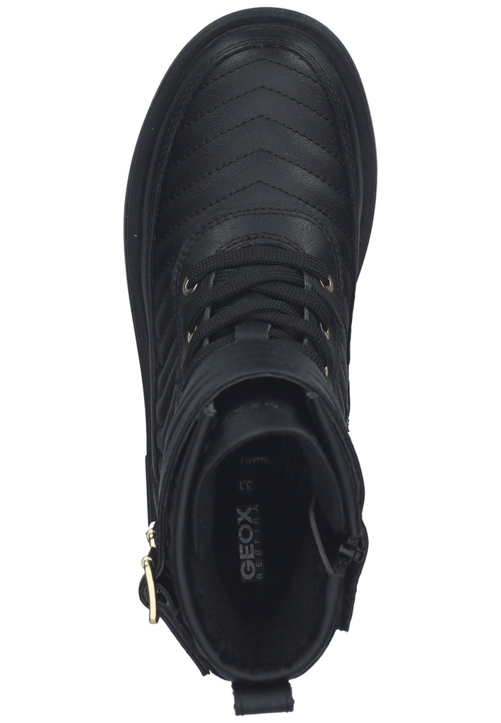 Geox Stiefelette Lederimitat Schwarz