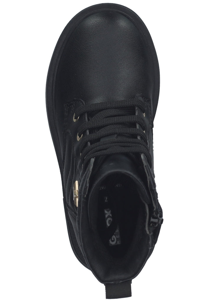 Geox Stiefelette Lederimitat Schwarz