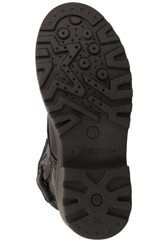 Geox Stiefelette Lederimitat Schwarz