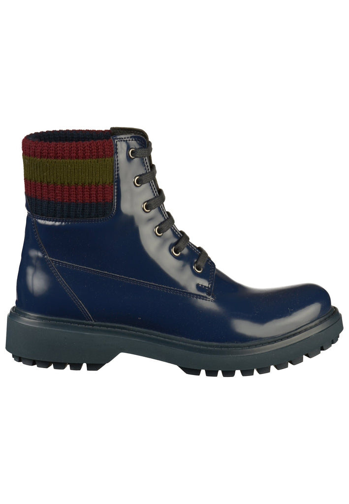 Geox Stiefelette Lederimitat/Textil Blau