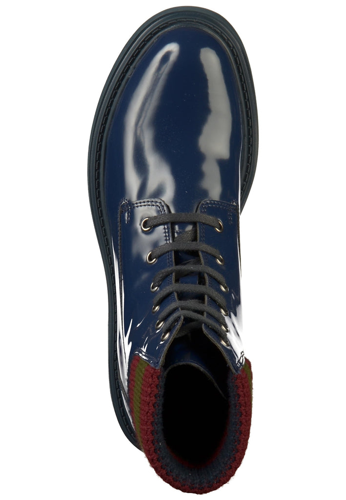 Geox Stiefelette Lederimitat/Textil Blau