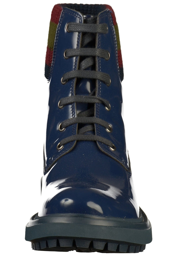 Geox Stiefelette Lederimitat/Textil Blau