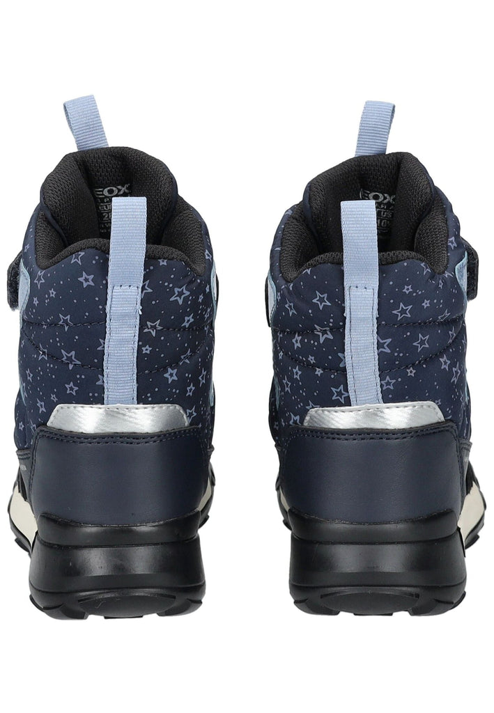 Geox Stiefelette Lederimitat/Textil Navy Warmfutter
