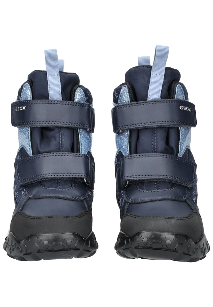 Geox Stiefelette Lederimitat/Textil Navy Warmfutter