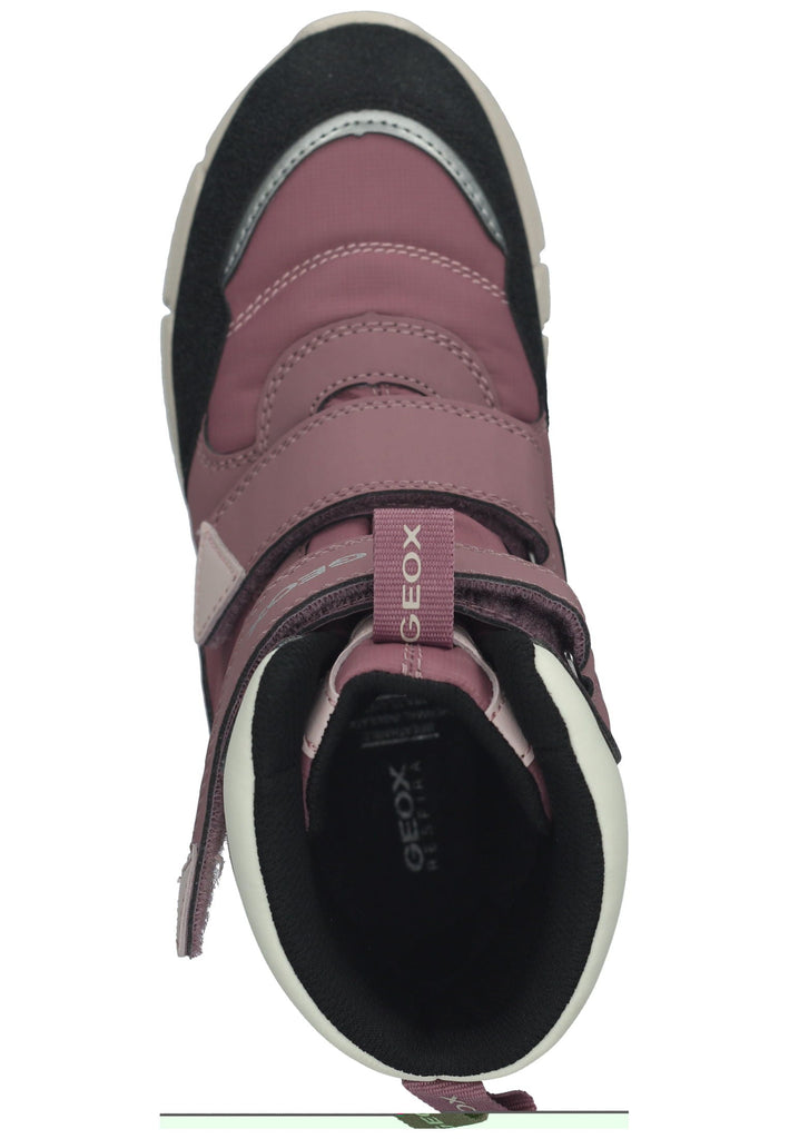 Geox Stiefelette Lederimitat/Textil Rose Warmfutter