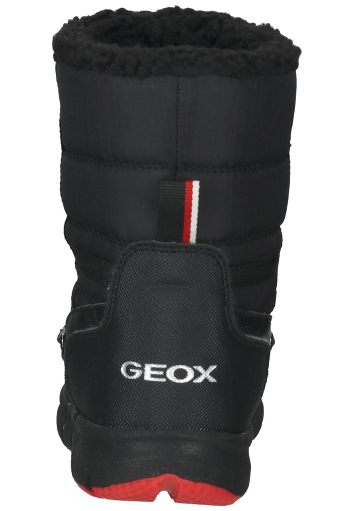 Geox Stiefelette Lederimitat/Textil Schwarz